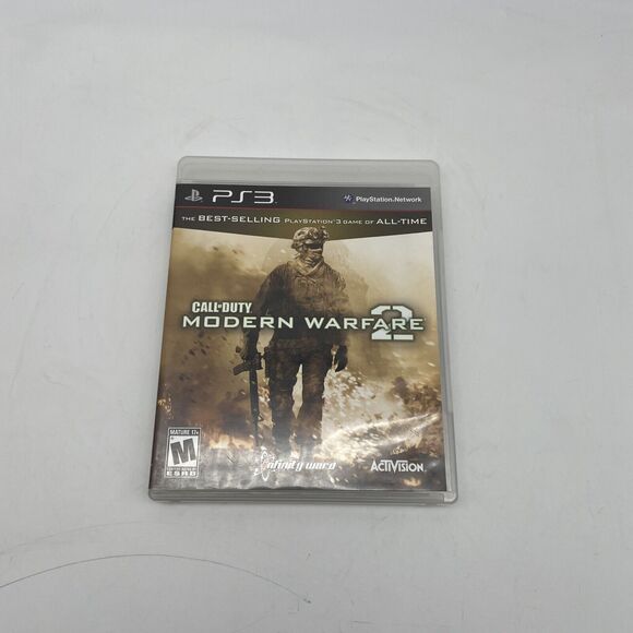 Call of Duty: Modern Warfare 2 (PlayStation 3, 2009) PS3 Game Complete - Picture 1 of 6